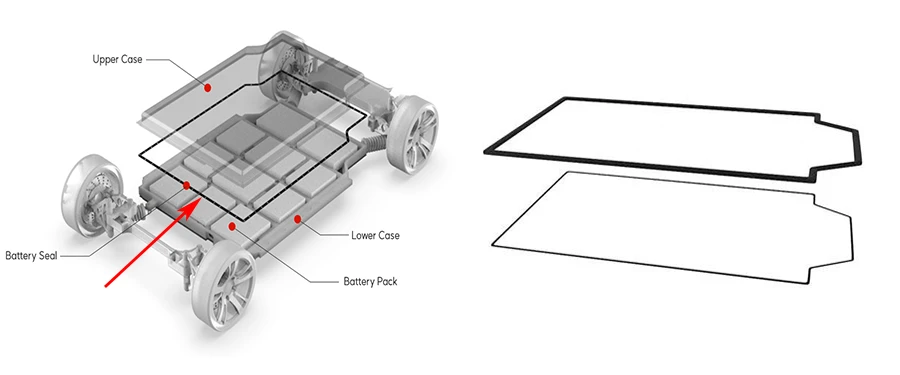 Electric-vehicle-Battery-Rubber-Gasket Electric-vehicle-Battery-Rubber-Gasket